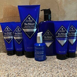 Jack Black Men's Body Lotions and Face Power Serum plus cleansers!! NEW